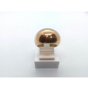 Damesring staal rose verguld. Geen garantie op plating. - 3131262