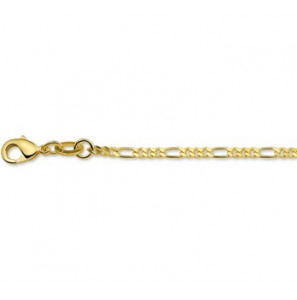 Double collier figaro 2.3 mm 60 cm. - 3131274