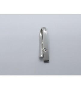 Witgouden henager fantasie met briljant 0.04 crt. SI,W - 3140552