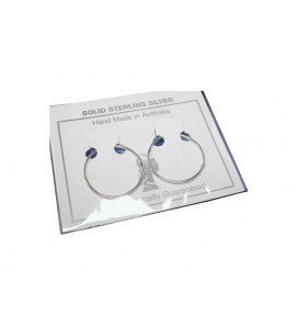 Zilver all day klap-creolen 10 mm glad - 3151119