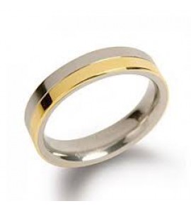 Boccia ring 0129-0261 bicolor (3 maanden garantie op plating) - 3140781