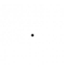 MY iMenso 925/rhod-plated dancer blk. stone 2.5mm - 3140953