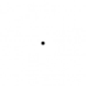 MY iMenso 925/rhod-plated dancer blk. stone 2.5mm - 3140953