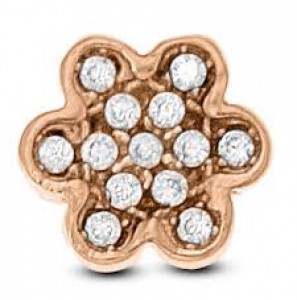 MY iMenso 925/rose-plated dancer flower cz - 3141095
