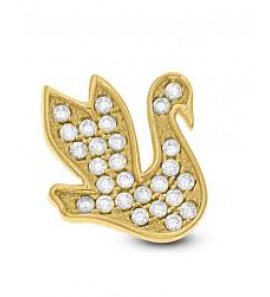 MY iMenso 925/gold-plated dancer swan cz - 3141105