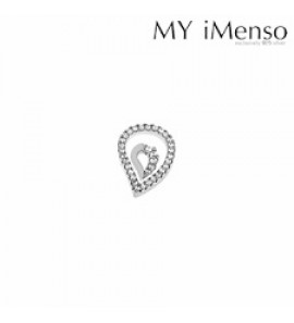 MY iMenso 925/rhod-plated dancer tear drop cz small + big - 3141107