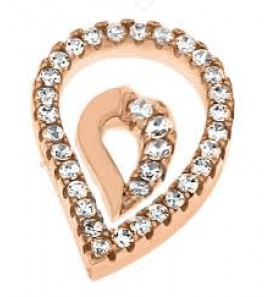 MY iMenso 925/rose-plated dancer tear drop cz small + big - 3141109