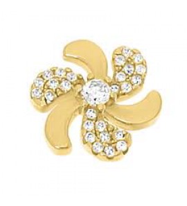 My iMenso 925/gold -plated dancer twirl cz - 3141187