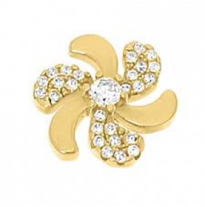 My iMenso 925/gold -plated dancer twirl cz - 3141187