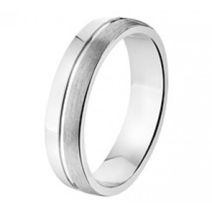 Zilveren vriendsschapsring glans/mat  A104 - 3141295