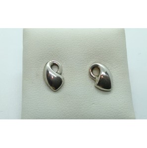 Zilver oorknop fantasie glans - 3141355