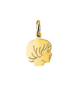 Goud kinderkopje gladhaar 13.5 mm meisje - 3141524