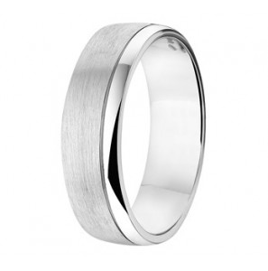 Zilveren vriendsschapsring A312 mat/glans - 3141547