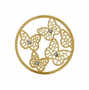 MY iMenso 925/gold-plated butterfly cz cover  33mm insignia - 3141592