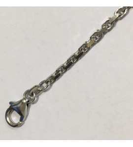 Witgouden armband anker 2.2 mm 18,5cm - 3141707