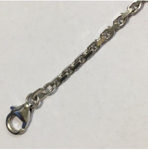 Witgouden armband anker 2.2 mm 18,5cm - 3141707