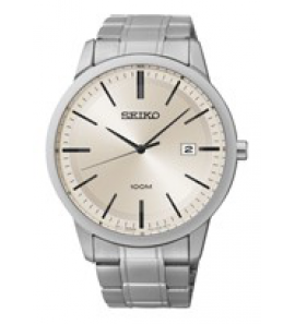 Seiko heren staal bracelet zilver 100m - 3142090