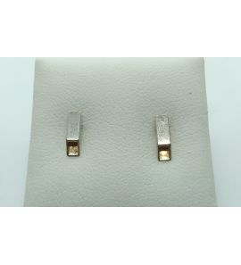Zilver oorknop VK buis - 3142187