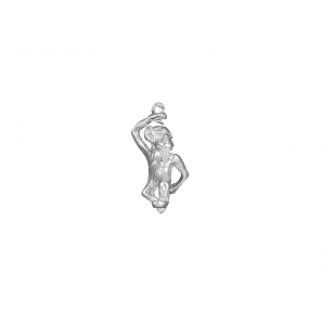 Zilver hanger/bedel Aapje klein - 3142673