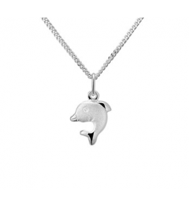 Zilver collier met dolfijn 36-40cm - 3142757
