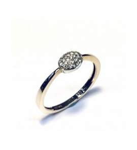 Eclat gouden  ring met diamant 0.11crt - 3142832