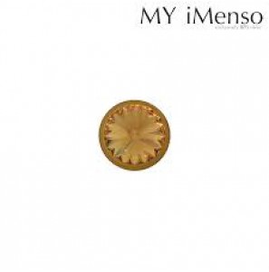 MY iMenso Piccola (14mm) insigne "topaas" Swarovski elements (925/rhod-plated) - 3150082