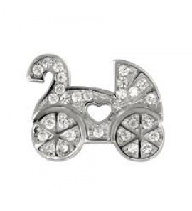MY iMenso dancing 925/rhod-plated dancer baby buggy - 3150457