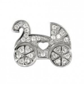 MY iMenso dancing 925/rhod-plated dancer baby buggy - 3150457