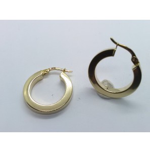 Goud creool vk buis 20 x 3 mm - 3150781
