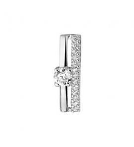 Zilver hanger met zirconia's - 3150798