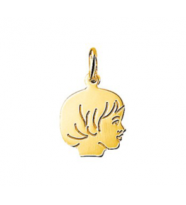 Goud kinderkopje gladhaar 15 mm meisje - 3151298