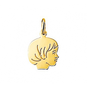 Goud kinderkopje gladhaar 15 mm meisje - 3151298