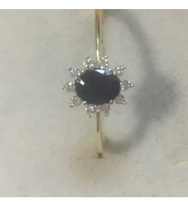 ID geelgouden Lady Kate ring 0,08/0,25 saffier TW-SI - 3180440