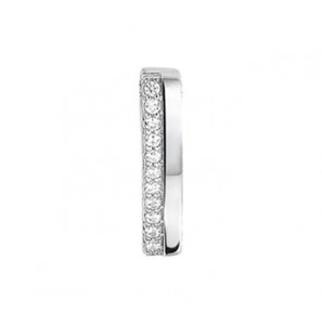 Zilveren hanger staafje met zirconia's - 3152335