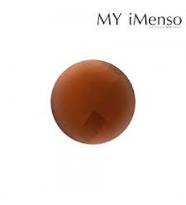 MY iMenso cat's eye chocolate faceted 24mm - 3151427