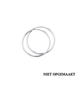 Zilveren creolen RH 1,5 x 20 mm - 3160368
