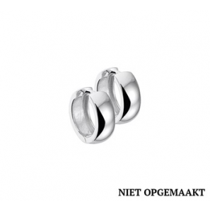 Zilveren klapcreolen bol RH 5 x 15 mm - 3160397