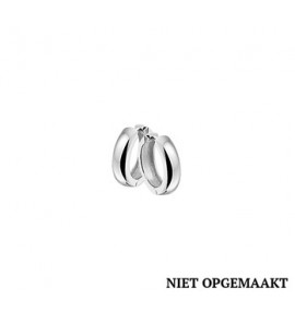 Zilveren klapcreolen bol RH 4 x 12,5 mm - 3160395