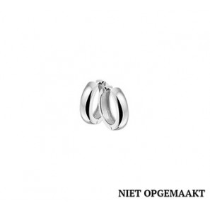 Zilveren klapcreolen bol RH 4 x 12,5 mm - 3160395