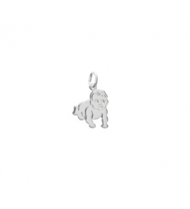 Zilver kinderkopje RH baby kruipend 16.5x13 mm - 3160449