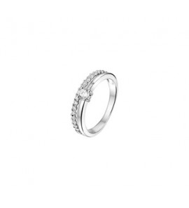 Zilveren ring RH met zirconia maat 17¾ - 3160640
