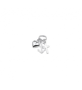 Zilveren hanger RH geloof hoop en liefde los - 3160685