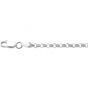 Zilver RH armband jasseron 3,5 mm 18 cm - 3160593