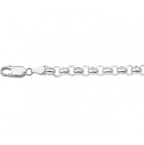 Zilveren armband jasseron 4,5 mm RH 19 cm - 3160594