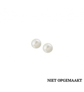 Zilveren oorknop RH met zoetwaterparel 7 mm - 3160597