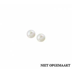 Zilveren oorknop RH met zoetwaterparel 7 mm - 3160597