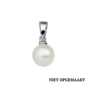 Zilveren hanger RH met zoetwaterparel 7,5 mm - 3160599