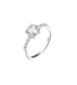 Zilveren ring RH met zirconia maat 17¾ - 3160638