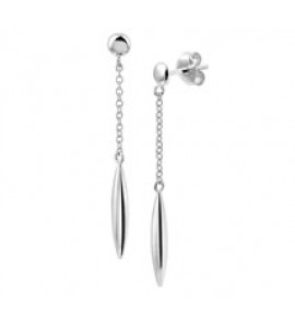 Zilveren oorhanger RH met pegels - 3180455