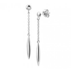 Zilveren oorhanger RH met pegels - 3180455